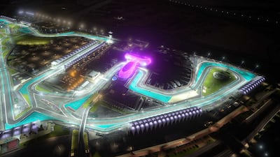 Races set at night on the Yas Marina Circuit show how lively the track and the surrounding area on Yas Island can be. Photo: Polyphony