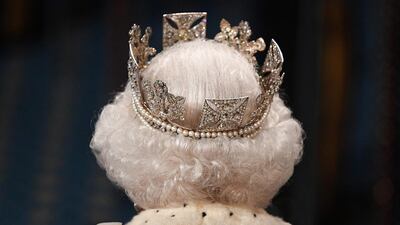 Britain's Queen Elizabeth II attends the State Opening of Parliament in the Houses of Parliament in London. AFP