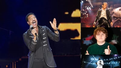 Some of the biggest names in music will be heading to the UAE in 2020