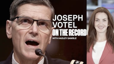 Former US Centcom commander Joseph Votel speakt On The Record with Hadley Gamble.