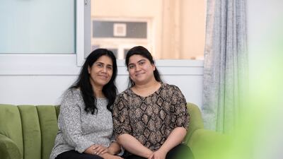 Akhila Nambiar shares a one-bedroom apartment in Sharjah's Al Nahda area with her mother, Seema. All pictures by Ruel Pableo for The National