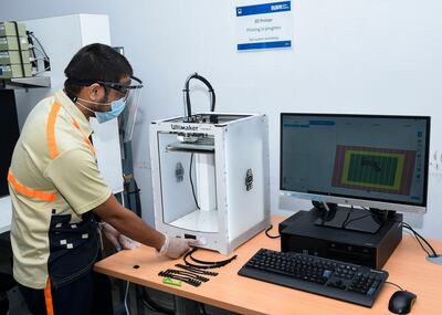 The RTA is working on 3D printing spare parts for Dubai Metro. Courtesy: Roads and Transport Authority