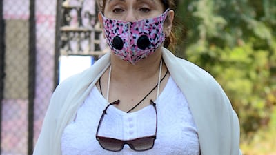 Singer Salma Agha. AFP