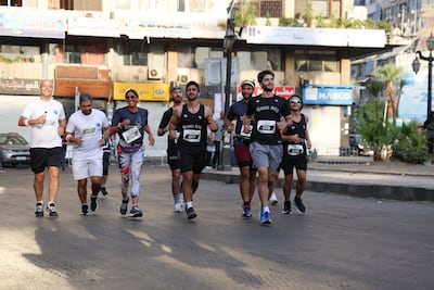 On September 26, 2025, 2,500 runners from different age groups participate in the first Damascus Marathon after the fall of the Assad regime. Getty Images