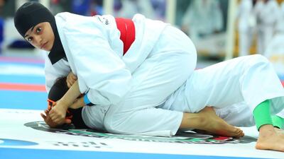 Women champions crowned at the inaugural UAE Female Jiu-Jitsu Championship on March 11, 2017. Courtesy UAEJJF