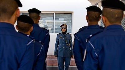 "If you look back 20 years ago," says Lt Col Eman al Jaberi, "Emirati women did not occupy public jobs, most of them worked at schools. But now you find them everywhere."