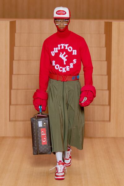 A look for spring/summer 2022, Louis Vuitton menswear, by Virgil Abloh. Photo: Louis Vuitton
