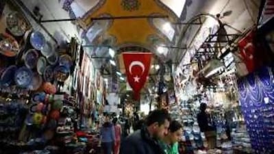 The rising numbers of Arab tourists have been good for trade, as not only do they spend more money than their European counterparts, they also tend to stay longer. Above, the Grand Bazaar in Istanbul.