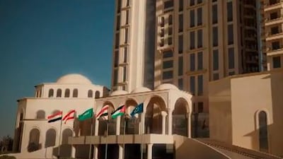 Artist's impression of the Gardenia hotel how it should have been. Credit: Pink Rain