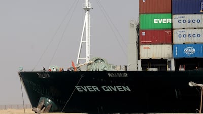The 'Ever Given' is one of the world's largest container ships. Reuters