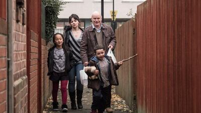 Dave Johns and Hayley Squires in the film I, Daniel Blake. Courtesy Diff
