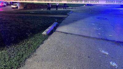 The scene of the shooting in Baltimore. Photo: Baltimore Police / Twitter