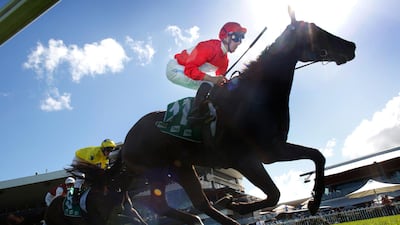 Sam Clipperton guides Sacramento to victory in the Parramatta Cup during Sydney Racing at Rosehill Gardens on Saturday, February 20. Getty
