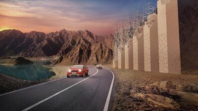 An artists's impression of the Hatta Gate Project, part of Hatta Development Master Plan. Courtesy of Dubai Government