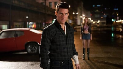 A handout photo of Tom Cruise (center) is Jack Reacher in JACK REACHER, from Paramount Pictures and Skydance Productions. (Photo: Karen Ballard)