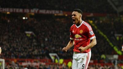 Anthony Martial has enjoyed a good start to what could be a long stint at Manchester United. Peter Powell / EPA