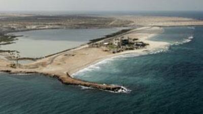 The 87-square-kilometre island resort of Sir Bani Yas.