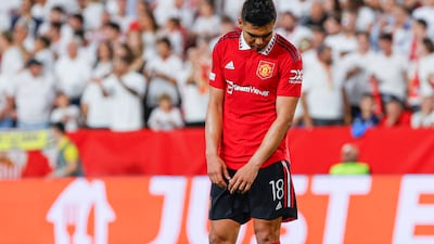 Casemiro - 5. Strong in the air and headed over on 35, then passed the ball straight to an opponent which led to Sevilla’s second on 39 – until VAR ruled it offside. Shot on target on 61. More shots than any United player. That’s how bad United were up front. Booked. EPA