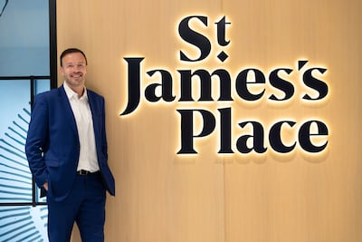 Daniel George, head of business at St James's Place Middle East. Photo: St James's Place