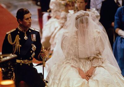The wedding of Prince Charles and Princess Diana. AP photo file