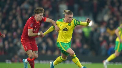 Kostas Tsimikas – 7. The Greek’s energy never flags. He contributed to both goals and got up and down the line with gusto. AP