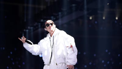 Chinese rap singer Zhou Yan, better known by his stage name GAI, performs during a New Year concert in Guangzhou, Guangdong province. Reuters