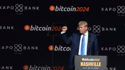 US President Donald Trump has championed Bitcoin and other cryptocurrencies in recent years. Reuters