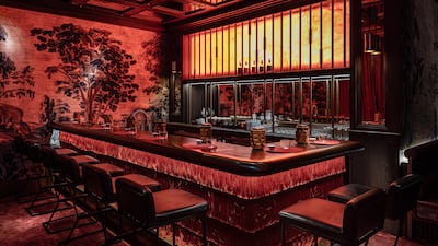 Counter seating encourages conversation with the chef at 'hidden' restaurant. Photo: Himitsu