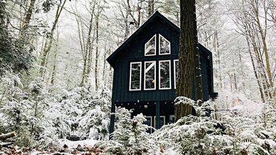 7. 'Dreamy A-Frame', Darby House, Pond Eddy, New York, US. Courtesy @darby.houseupstate