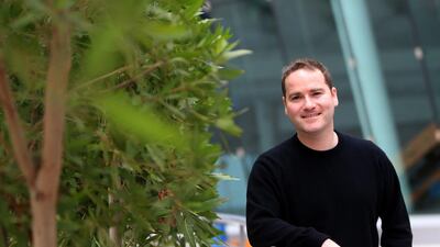 Andras Forgacs, chief executive of Modern Meadows, says their company is commercialising cultured leather first. Ravindranath K / The National