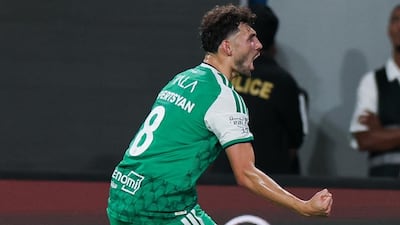 A debut goal by Eduard Spertsyan ensured all three points for Al Ahli Saudi over Diriyah. Photo: Roshn Saudi League