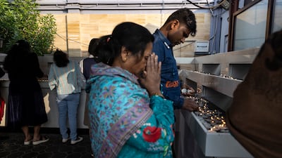 Prayers were offered on Thursday morning as a symbol of devotion