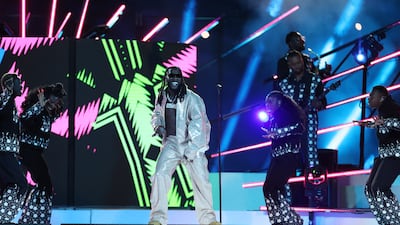 Nigerian singer Burna Boy performs prior to the 2023 UEFA Champions League final at Ataturk Olympic Stadium in Istanbul, Turkey. Getty Images