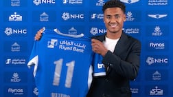 Ollie Watkins signs for Al Hilal. Photo: Al Hilal