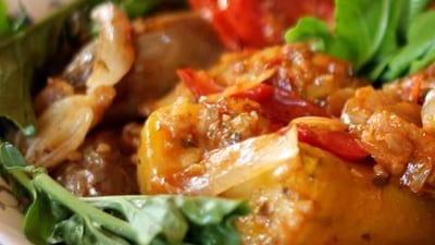 Mashshy, prepared by students of the Qasr Twenty cooking school.