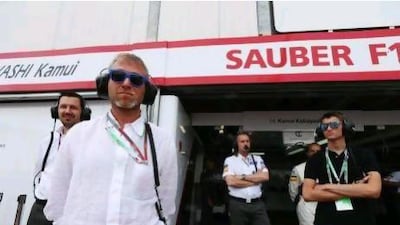 Roman Abramovich, the owner of Chelsea Football Club, was at the Sauber garage in Monaco last weekend.