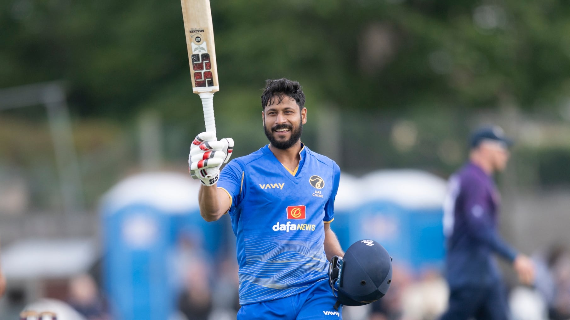 It was only the wicketkeeper-opener’s fifth game for the UAE, after he became eligible earlier this year. Yet it was his third score over 50.