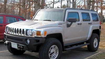 A Hummer H3.