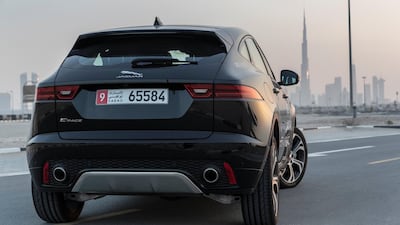 The new Jaguar E-Pace in Dubai. Antonie Robertson / The National