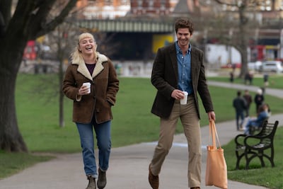 Andrew Garfield and Florence Pugh star in We Live in Time. Photo: Studio Canal