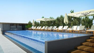 The infinity pool at Campbell Gray Living. Courtesy Campbell Gray Hotels