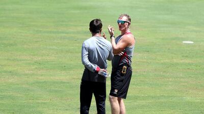 Dougie Brown has been sacked as UAE coach with former India all-rounder Robin Singh taking over as director of cricket. Chris Whiteoak / The National