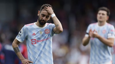 Bruno Fernandes - 5. Often frustrated, too often argumentative – and less productive, despite being United’s second top scorer with 10 (and 13 assists). Took United’s 100th corner of the season in January – they’d resulted in zero goals. He signed a huge new contract, not that he’s not been playing well enough to convince fans he deserved it. Could and should be central to United’s rebuild, but needs to reach far better levels. PA