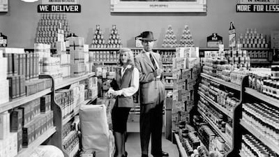 Barbara Stanwyck and Fred MacMurray in 'Double Indemnity'. Courtesy Paramount Pictures