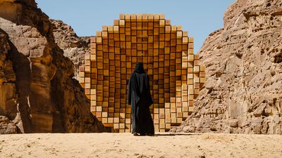 Dana Awartani's 'Where the Dwellers Lay' draws inspiration from the vernacular architecture of AlUla.