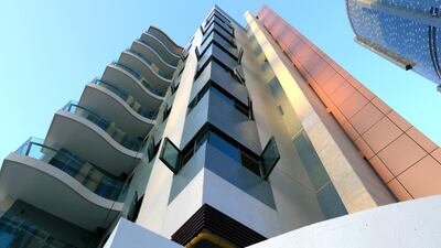Above, Reem Diamond Residence at Reem Island, Abu Dhabi’s newest apartment block. Ravindranath K / The National