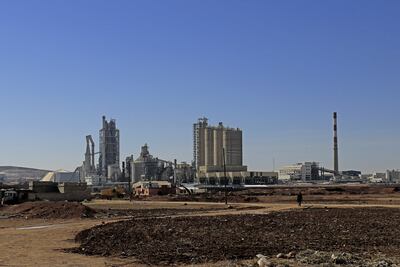 A Lafarge Cement Syria plant in Jalabia, northern Syria. The choice to cling on in Syria after other international firms fled the fighting has plunged Lafarge into scandal and recriminations. AFP
