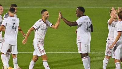 Real Salt Lake defender Nedum Onuoha, centre right, has hit back at owner Dell Loy Hansen after he said he felt "disrespected" by the decision not to play against Los Angeles FC on Wednesday. USA Today