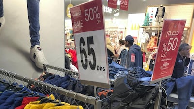 Many are offering sleeveless gilets two-for-one. Chris Whiteoak / The National