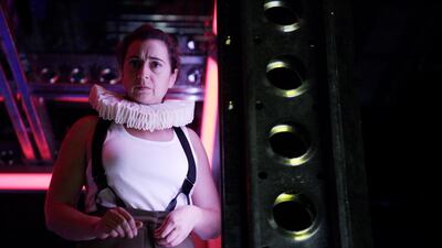 Aysan Celik who plays Hamlet in the production. “Some of the male characters I’ve played are very close to me,” she says. Christopher Pike / The National